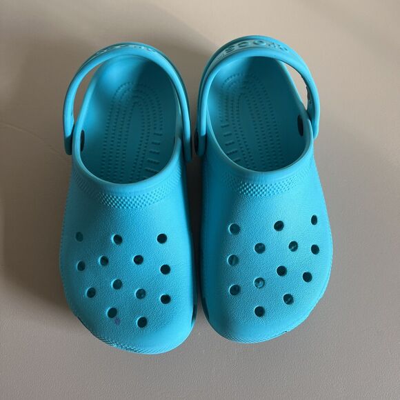 Crocs Classic Clog - Turquoise (Turq Tunic) Size W4-M2 - Picture 5 of 12